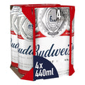 Budweiser 4pack 440ml - Broadgate Store