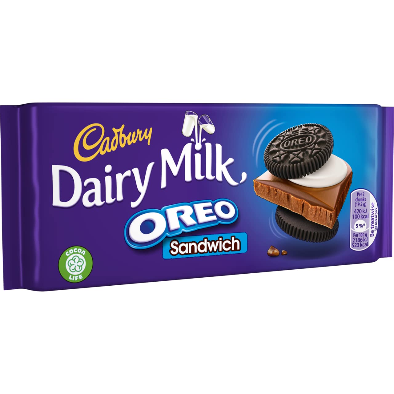 Dairy milk Oreo sandwich 96g