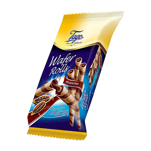 Tago wafer rolls cocoa 150g