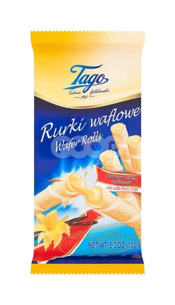 Tago wafer rolls vanilla 150g