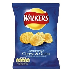 Walkers cheese & onion 70g - Broadgate Store