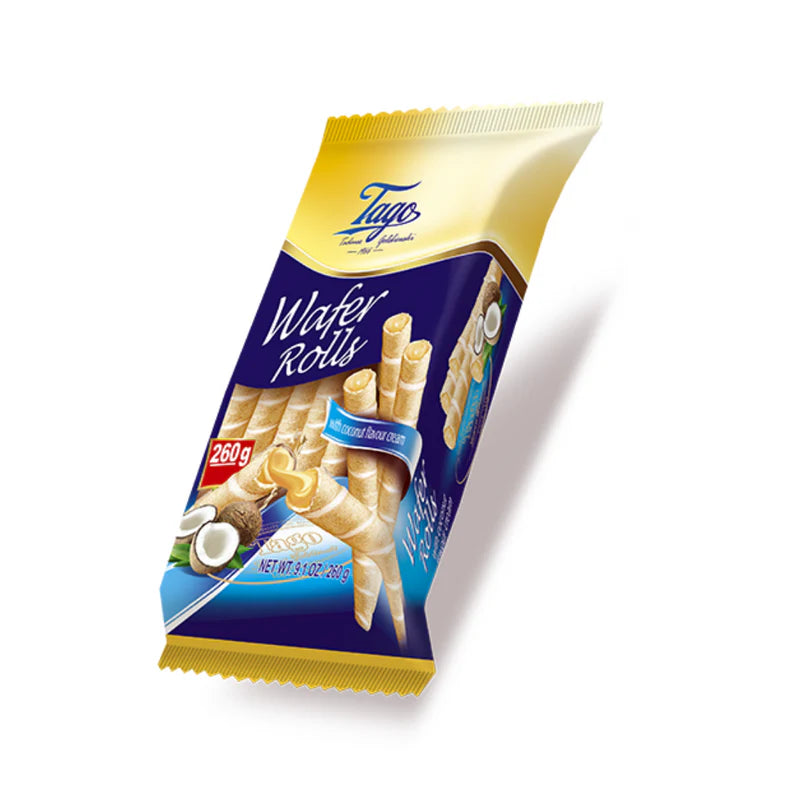 Tago wafer rolls coconut 150g