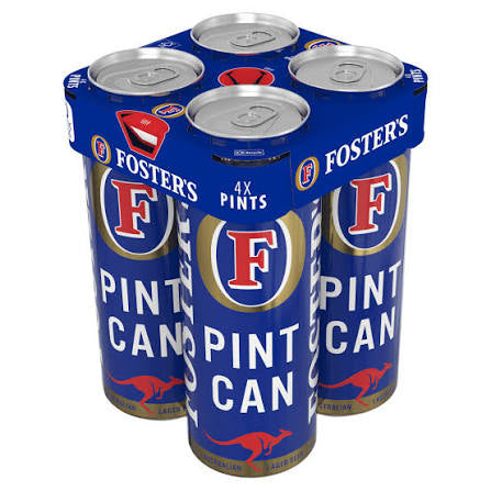 Foster 4pack pint - Broadgate Store