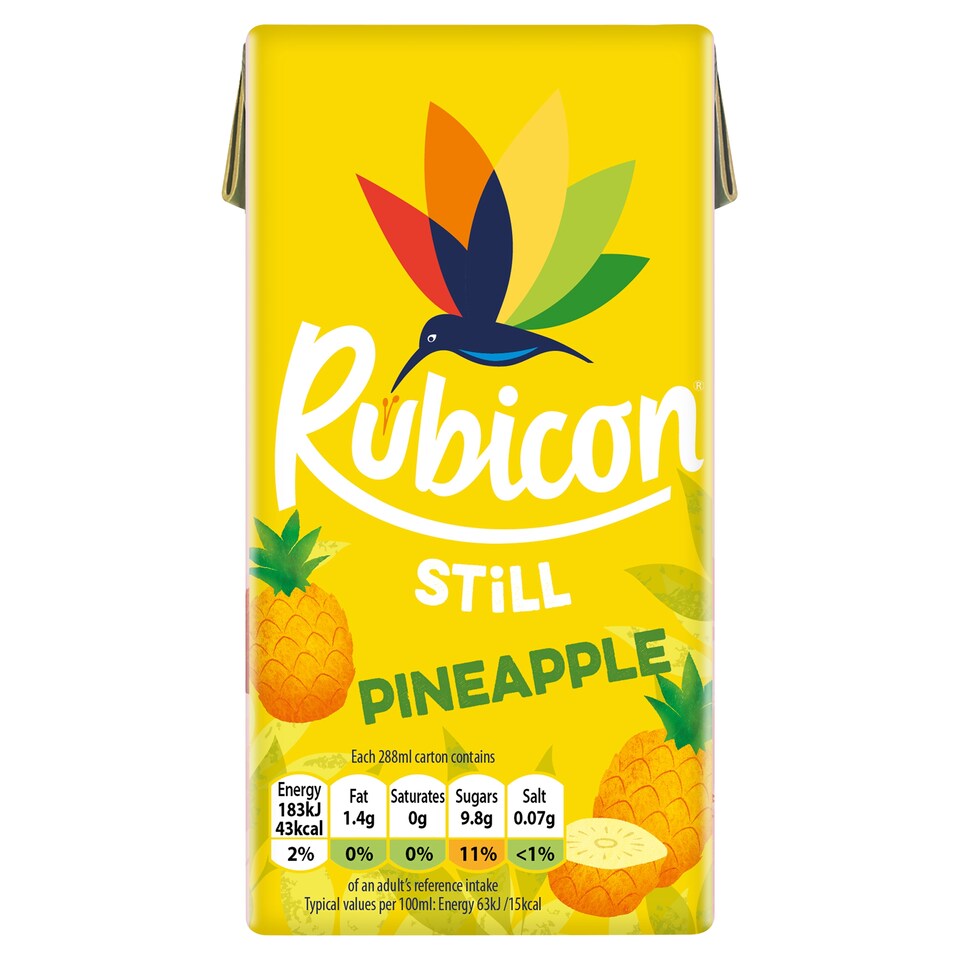 Rubicon pineapple carton 1L